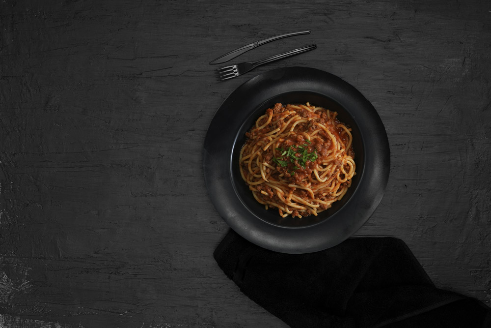Spaghetti Bolognese (460 Cal | P:26G)