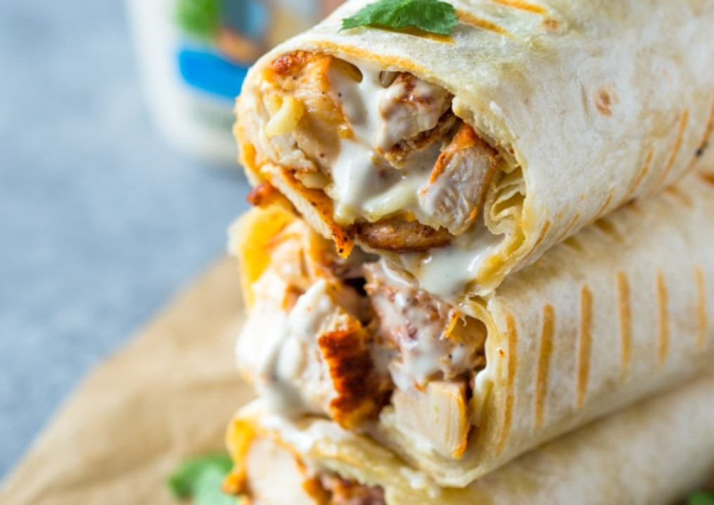 Grill Chicken Wrap Sandwich