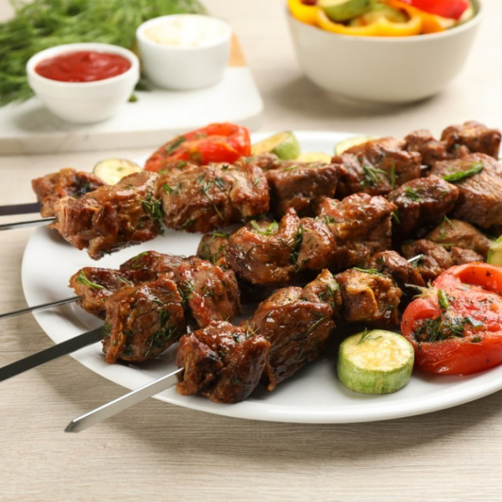 Meat Tikka - 3 Skewers