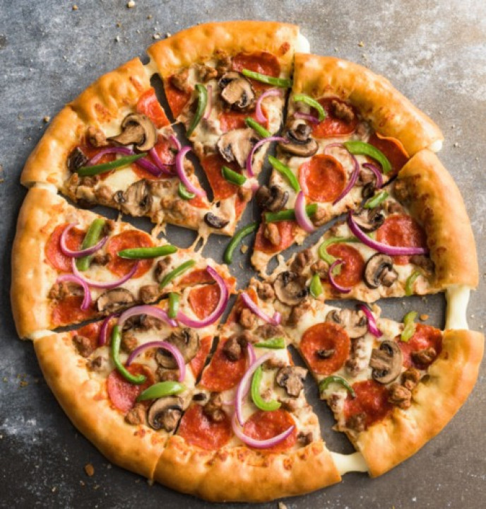 Side Stuffed Mixed Pizza