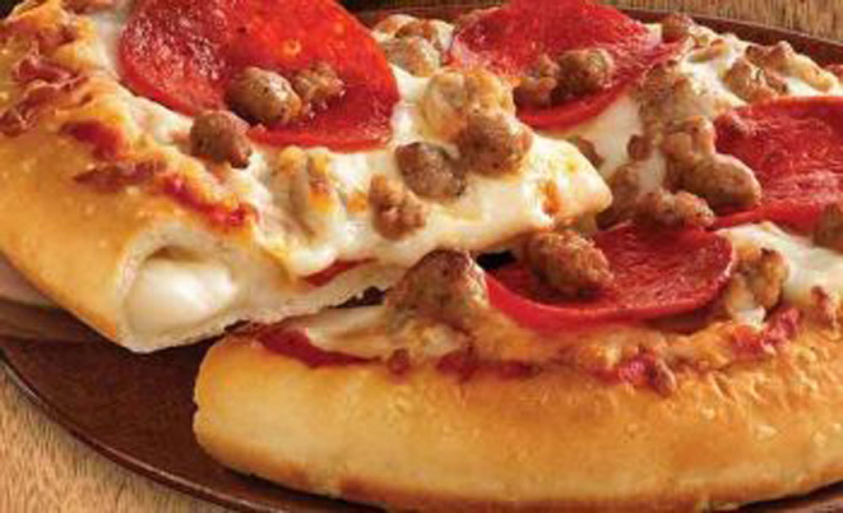Side Stuffed Mortadella Pizza