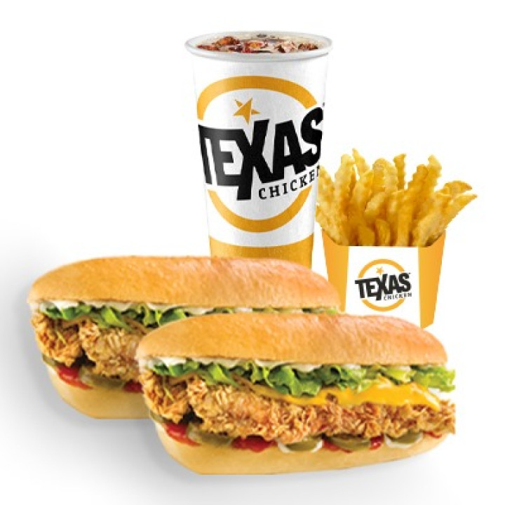 Twin Mega Sandwich Meal
