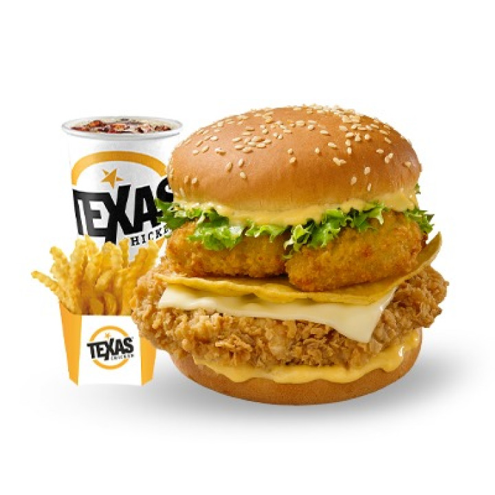 Crunchy Jalapeno Burger Meal